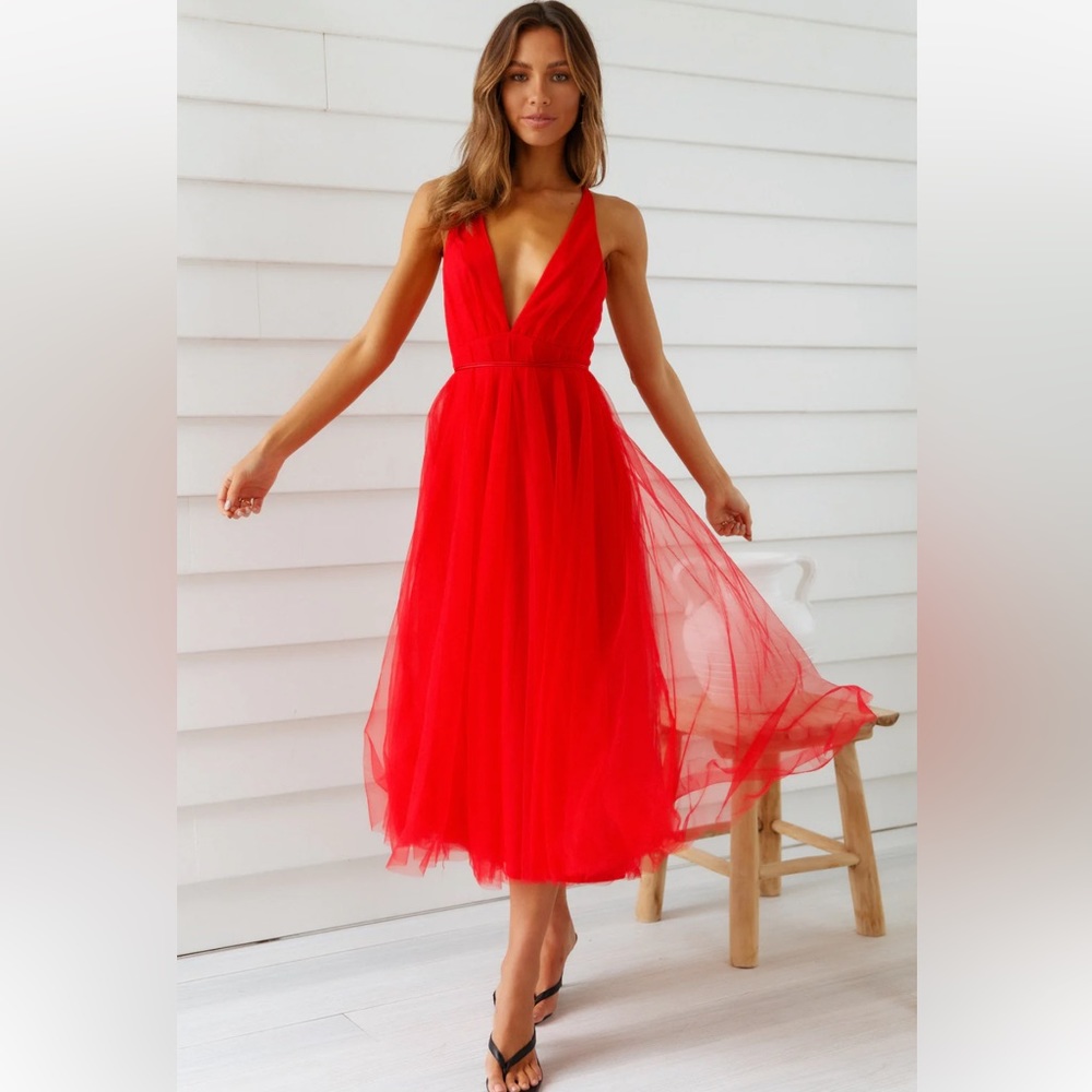 Hello Molly- Summer Cinderella Midi Dress